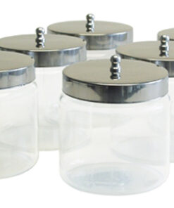Dressing Jars 4  x 4   6/Case Glass