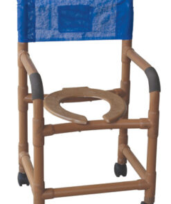 Shower Chair  Standard PVC  Wood-Tone