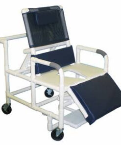 Shower Chair  Bariatric  PVC Reclining  w/ELR