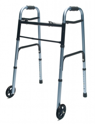 Walker Adult w/ 5 Wheels Folding Case of 2
