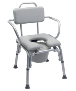 Lumex Commode Bath Seat Padded with Support Arms-KD