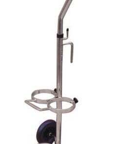 Oxygen Cylinder Cart-Dual Tank For D/E Cylinders