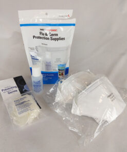 N95 Masks - Germ Protection Ki (2 Masks  1 Hand San  1pr Glv)