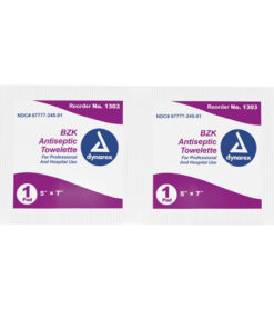BZK Towelettes Bx/100 Non-Sterile