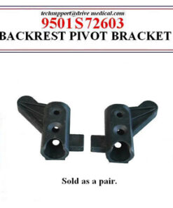 Back Rest Pivot Bracket (pair) for Rollator
