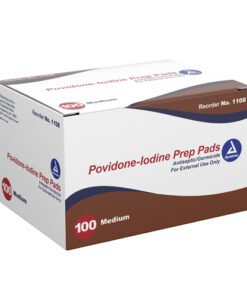 Povidone Iodine Prep Pads Bx/100