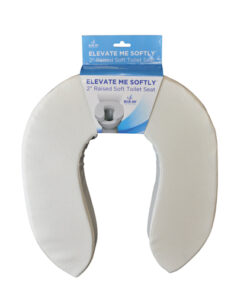 ELEVATE ME SOFTLY Blue Jay 2  Raised Soft Toilet Seat