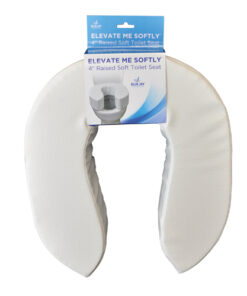 ELEVATE ME SOFTLY Blue Jay 4  Raised Soft Toilet Seat