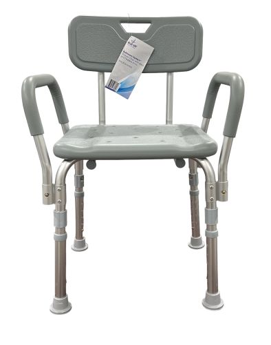Ghế tắm tắm hoàn hảo với tựa lưng & tay vịn đệm Cs/2
