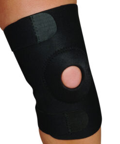 Blue Jay Adj Knee Support Open Patella Design  Black  Lg/Xlg