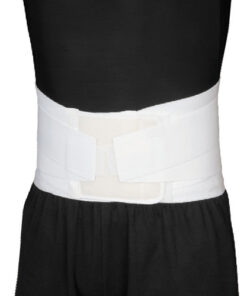 Blue Jay Univ Back Support w/Lumbar Tension Straps-White