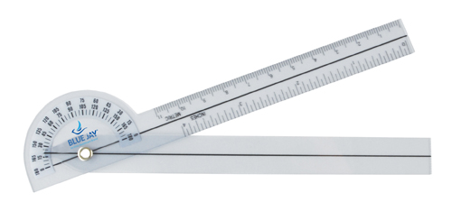 Take A Range Check Plastic 6-3/4 Goniometer 180D
