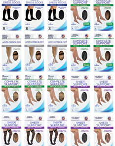 BlueJay Brand Compression Hosiery 2ft section Planogram