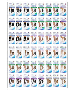 BlueJay Brand Compression Hosiery 3ft section Planogram
