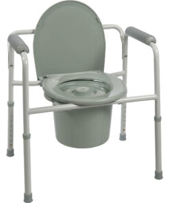 Commode  3-in-1  Non-Folding  Steel  Plastic Armrests  4/CS