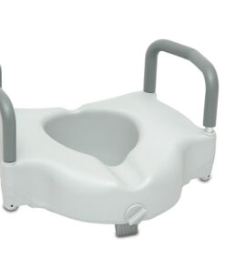 ProBasics Raised Toilet Seat W Lock and Arms350 lb.weight cap