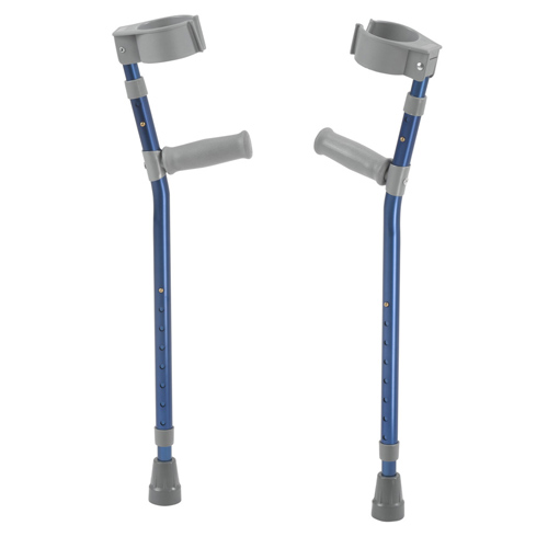 Pediatric Forearm Crutches(PR) Blue 3'2 -4'-5 Height