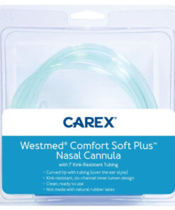 Nasal Cannula  Westmed Comfort Soft Plus  7'Tubing  CurvedTip