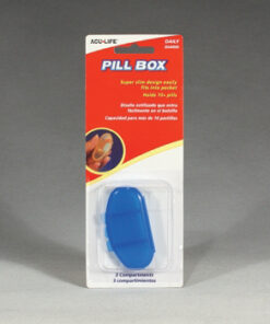 Pill Box-Daily (Kidney Shaped)