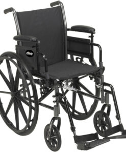 Cruiser 3 Wheelchair  18  Flip Back Full Arm