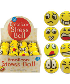 Emoticon Stress Ball Countertop Display  Bx/24