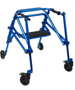 KLIP  Walker  w/Seat  Medium Blue  4-Wheeled   (Each)