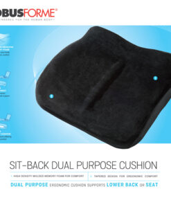 The Sitback Cushion Obusforme  Black