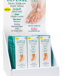 Diabetic Defense Daily Therapy Foot Wash Display