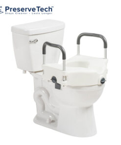 PreserveTech Secure Lock Raised Toilet Seat   (each)