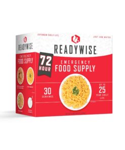72 Hour Emergency Food Supply