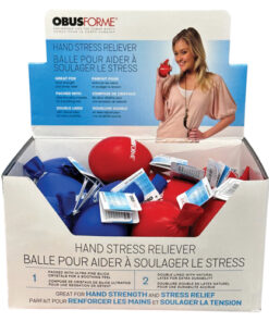 ObusForme Hand Stress Reliever Counter Display of 24