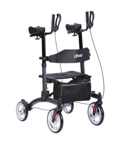Elevate Upright Walker Gray