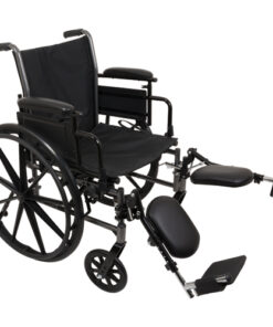 K3 Wheelchair 18 x16  Flip Up Height Adj Desk Arms ELR