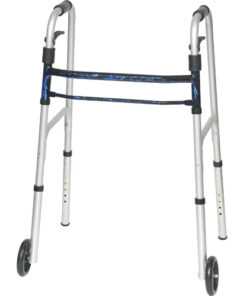 ProBsics Sure Lever Release Folding Walker  Blue Flame
