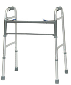 Bariatric Two-Button Folding Walkers  W/out Wheels  2/CS
