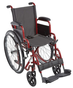 Ziggo Wheelchair Lightweight Folding  14   Red