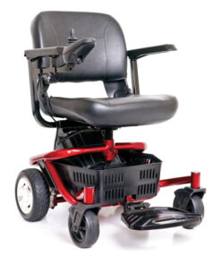 LiteRider PTC Power WC  Red Rear Wheel Drive