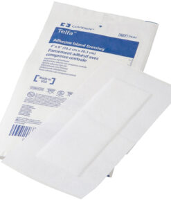 Telfa Adhesive Island Dressing 4x8  Cs/100