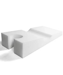 Face Down Pillow Poly Foam 14  X 29  X 6 -1.5   White