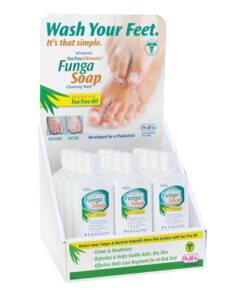FungaSoap Tea Tree Ultimates 6oz Cleansing Wash Display
