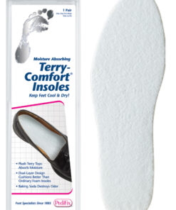 Plantillas sin calcetines con Terry Comfort, talla única para la mayoría de los PR