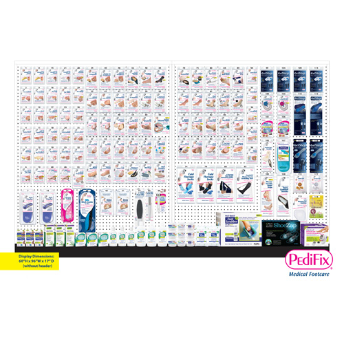Exposición de suelo de línea completa Pedifix (surtida)