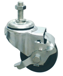 Locking Casters (Set/4) 3  x 1-1/4  H/D Threaded Stem