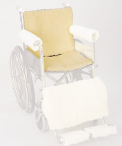 Synthetic Sheepskin Wheelchair Seat & Backrest Pads