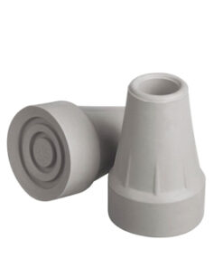Crutch Tips (Super) Grey Pair (Mfgr #00842)  Case/8 pr