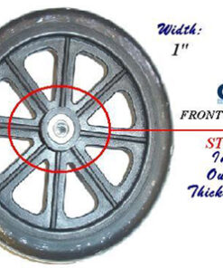 Front Wheel 8  for 10952B & Cruiser WC  (Each)