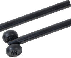 Anti-Tippers(pr) W/ Wheels for Drive Silver Sport 1 & 2 Black
