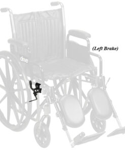 Left Brake Assembly for Silver Sport 2 Wheelchair